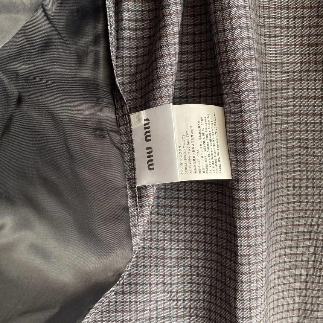 お値下げ！miumiu ウールコート 薄手コート 36 タグ付き新品