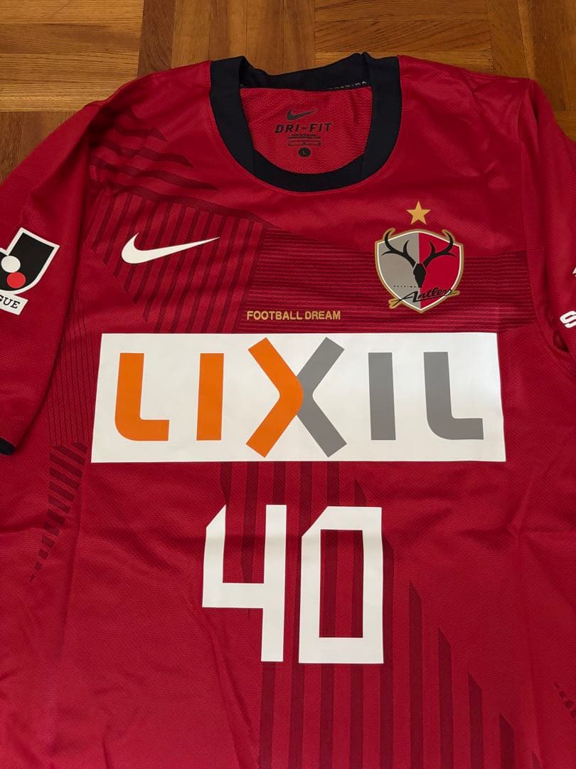 鹿島アントラーズ Nike サッカーシャツ 40 オガサワラ 小笠原満男