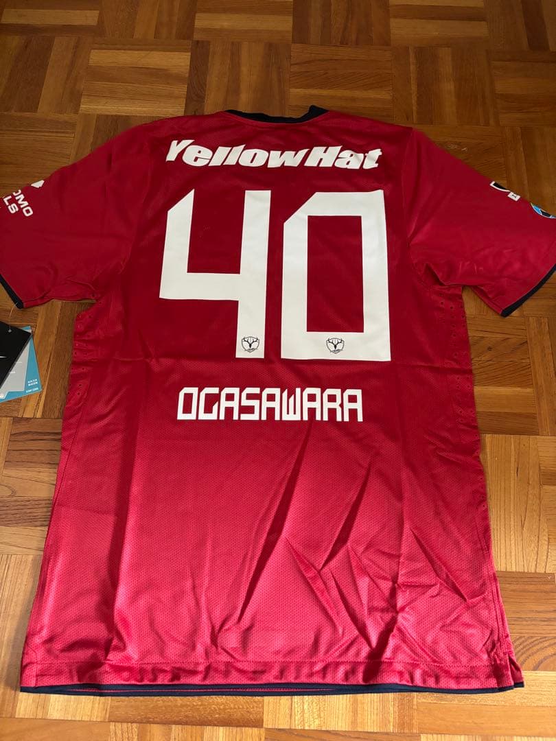 鹿島アントラーズ Nike サッカーシャツ 40 オガサワラ 小笠原満男