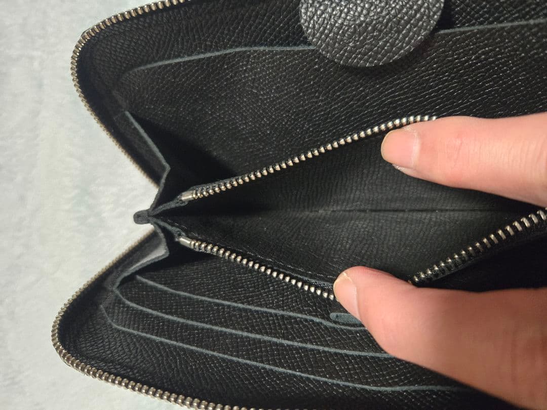 新進工房　極小長財布　バタール　ワープロラックスレザー