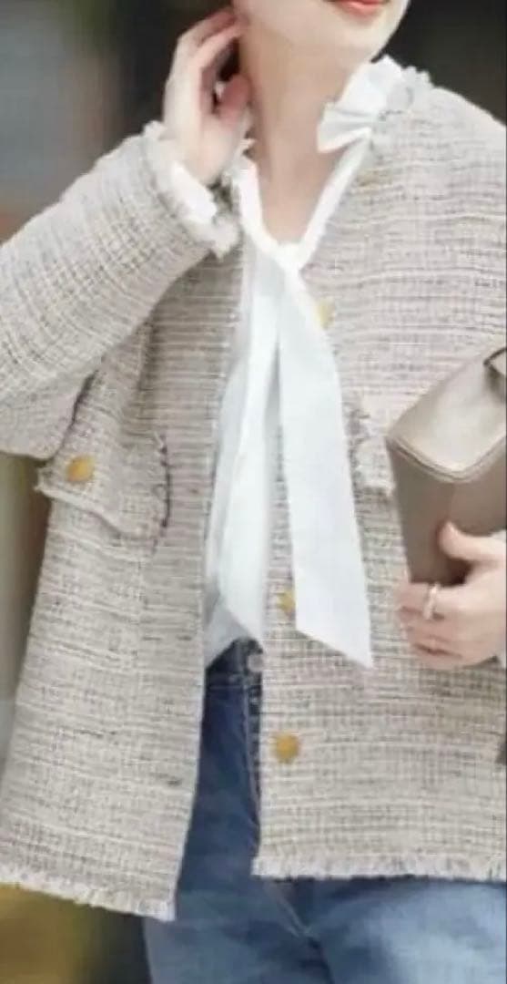 ジャーナルスタンダードレサージュ　GIOLICA ツイード ワイドジャケット