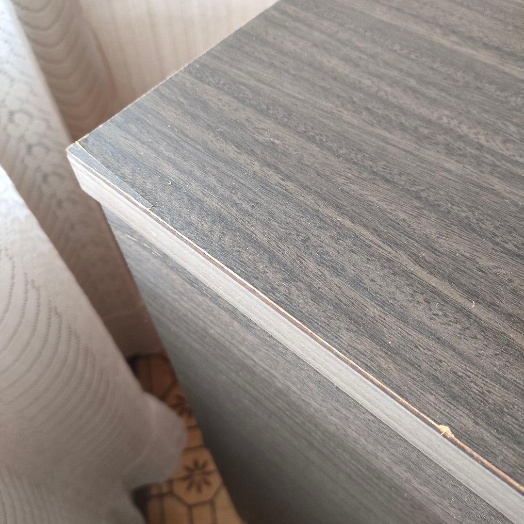 【昭和レトロ】木製 ブラウン スライド扉 下駄箱 靴箱 引き出し付き