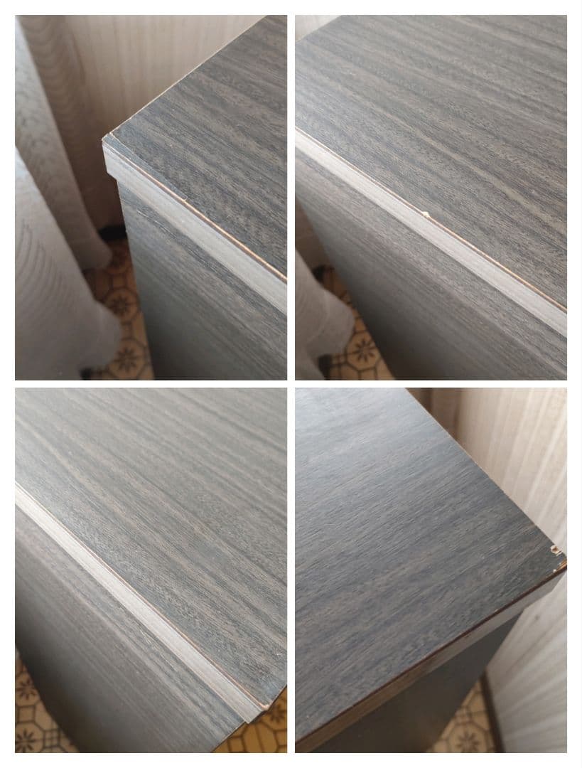 【昭和レトロ】木製 ブラウン スライド扉 下駄箱 靴箱 引き出し付き