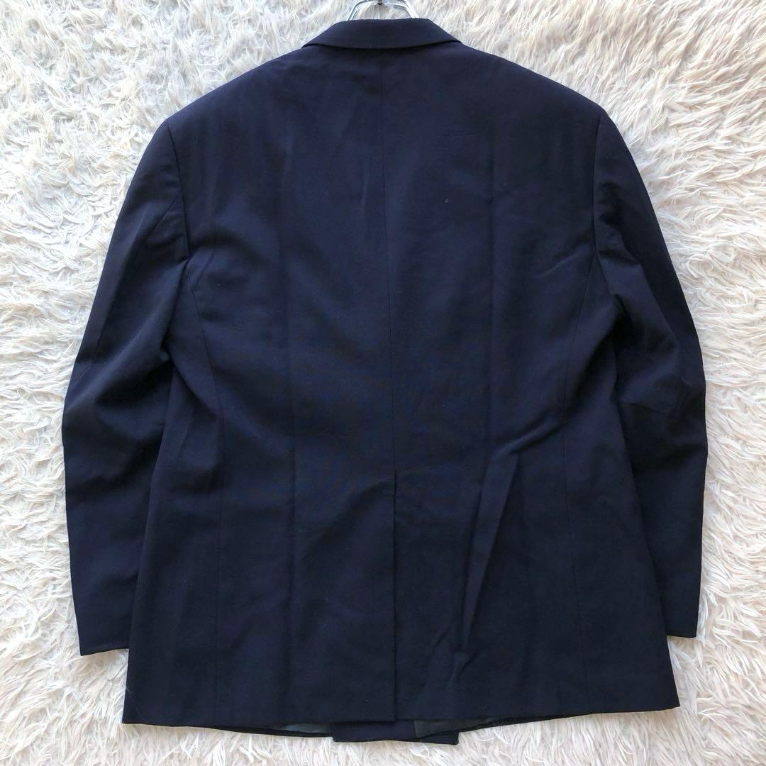 【USA製 美品 XL】ラルフローレン　紺ブレ　ダブル　金ボタン　ウール