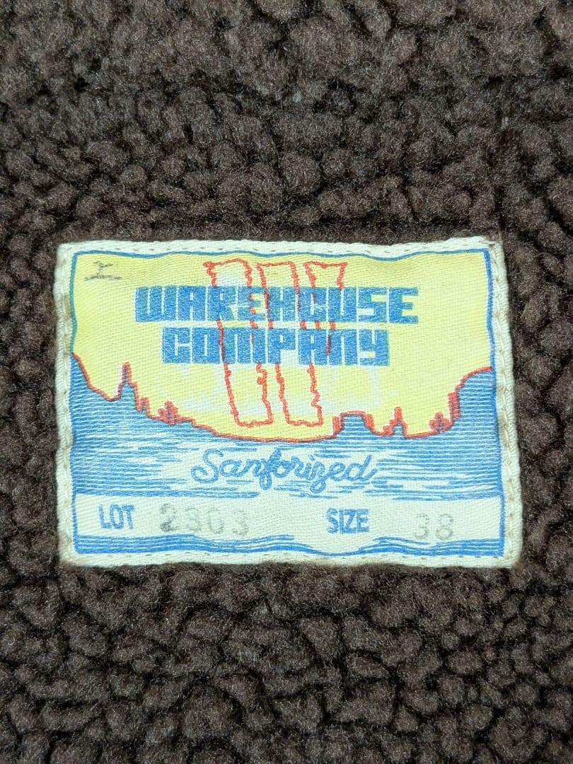 WAREHOUSEボア付きコーデュロイカバーオール サイズ38