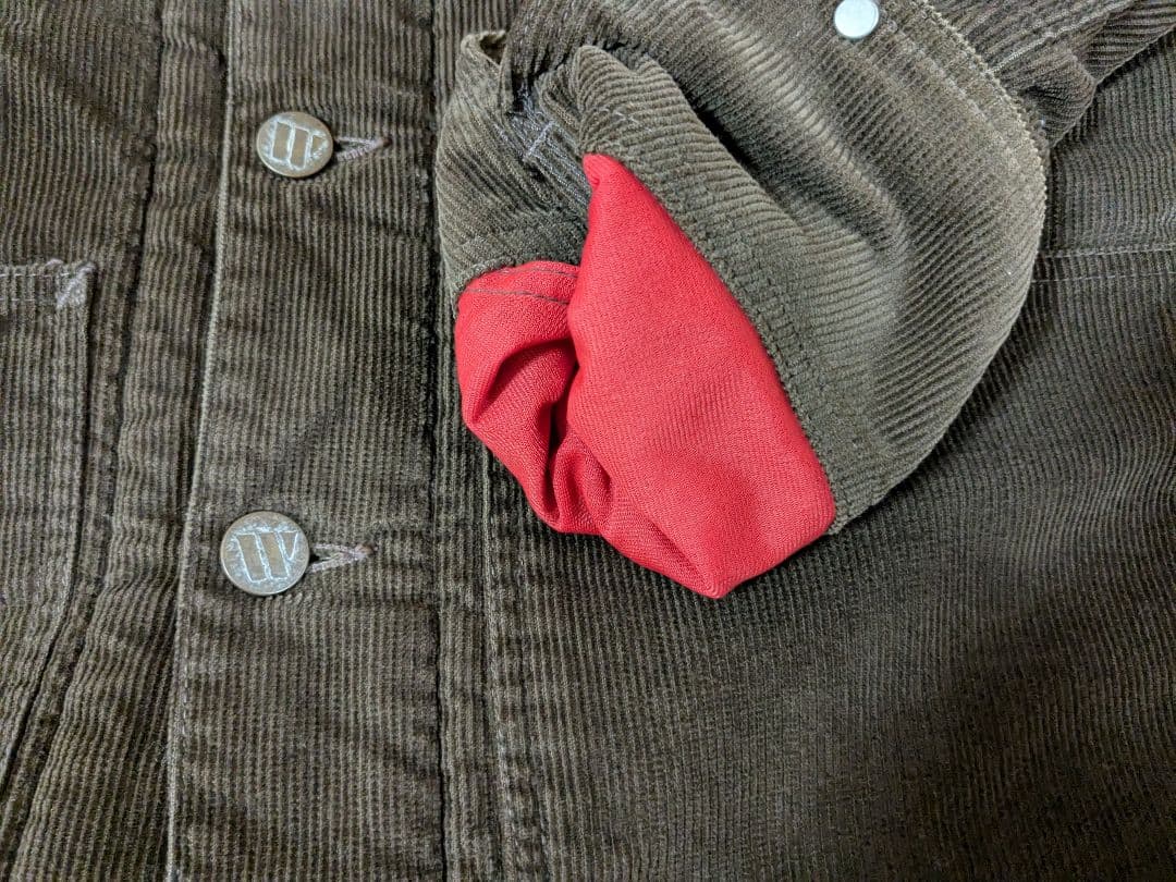 WAREHOUSEボア付きコーデュロイカバーオール サイズ38