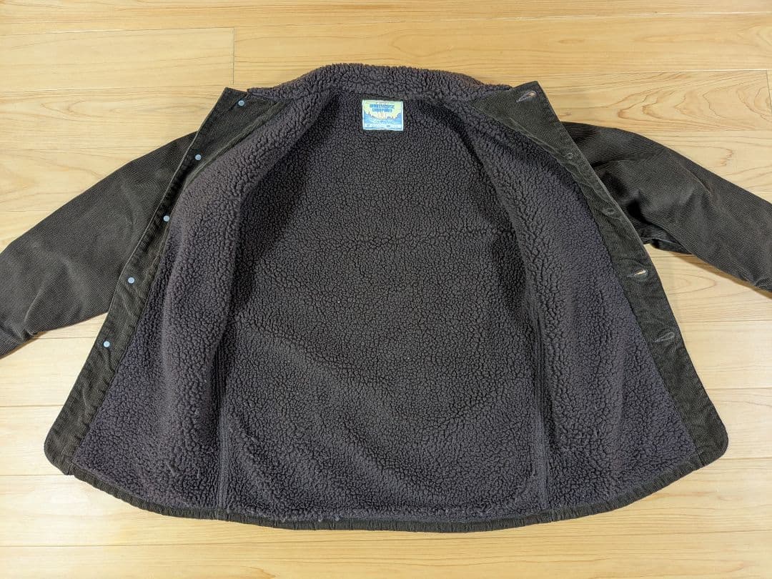 WAREHOUSEボア付きコーデュロイカバーオール サイズ38