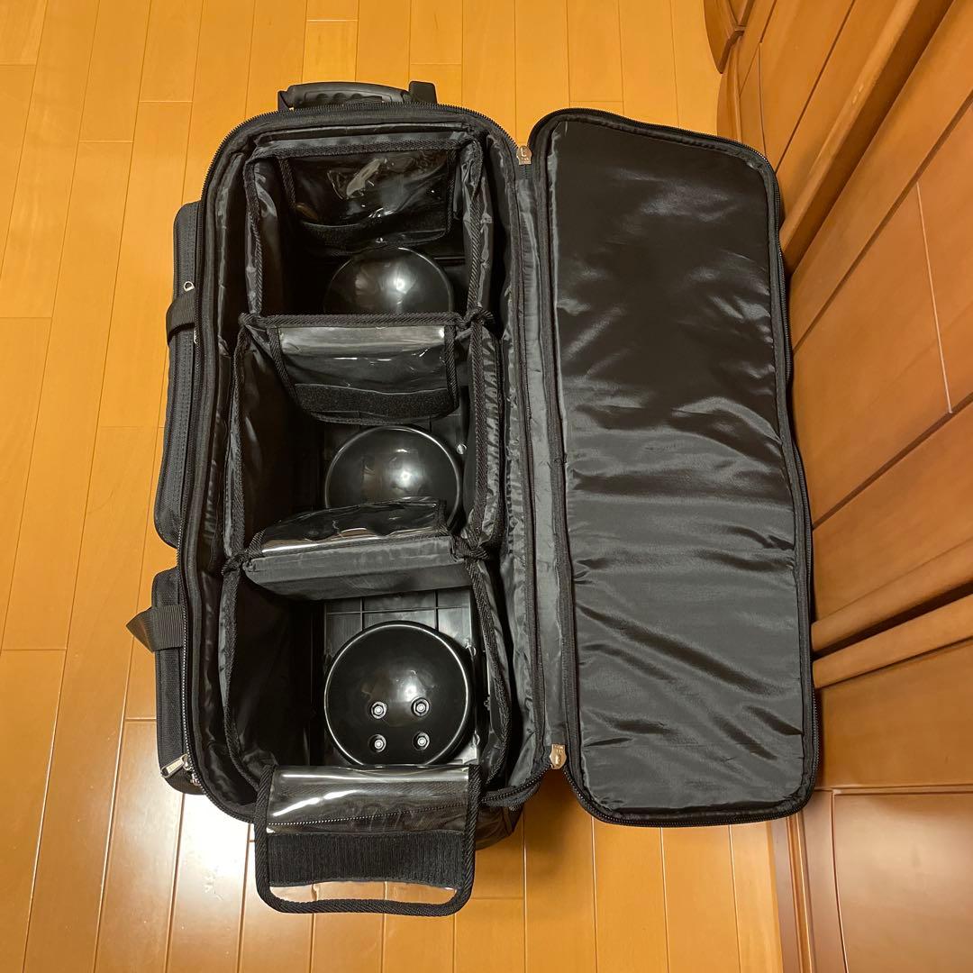 ABS PRO・am ボウリング バッグ 3ボール用　カート　キャリア