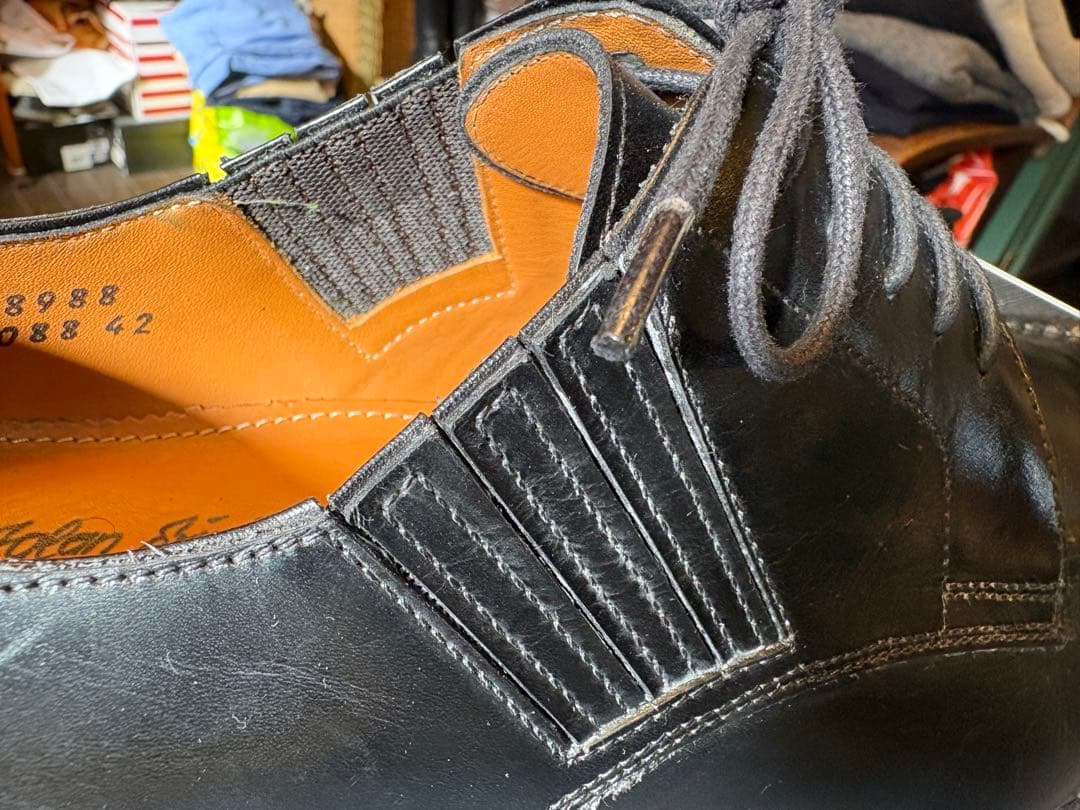 本日限り月末値下げ　ジャランスリウァヤ　Uチップ　サイドレースアップ