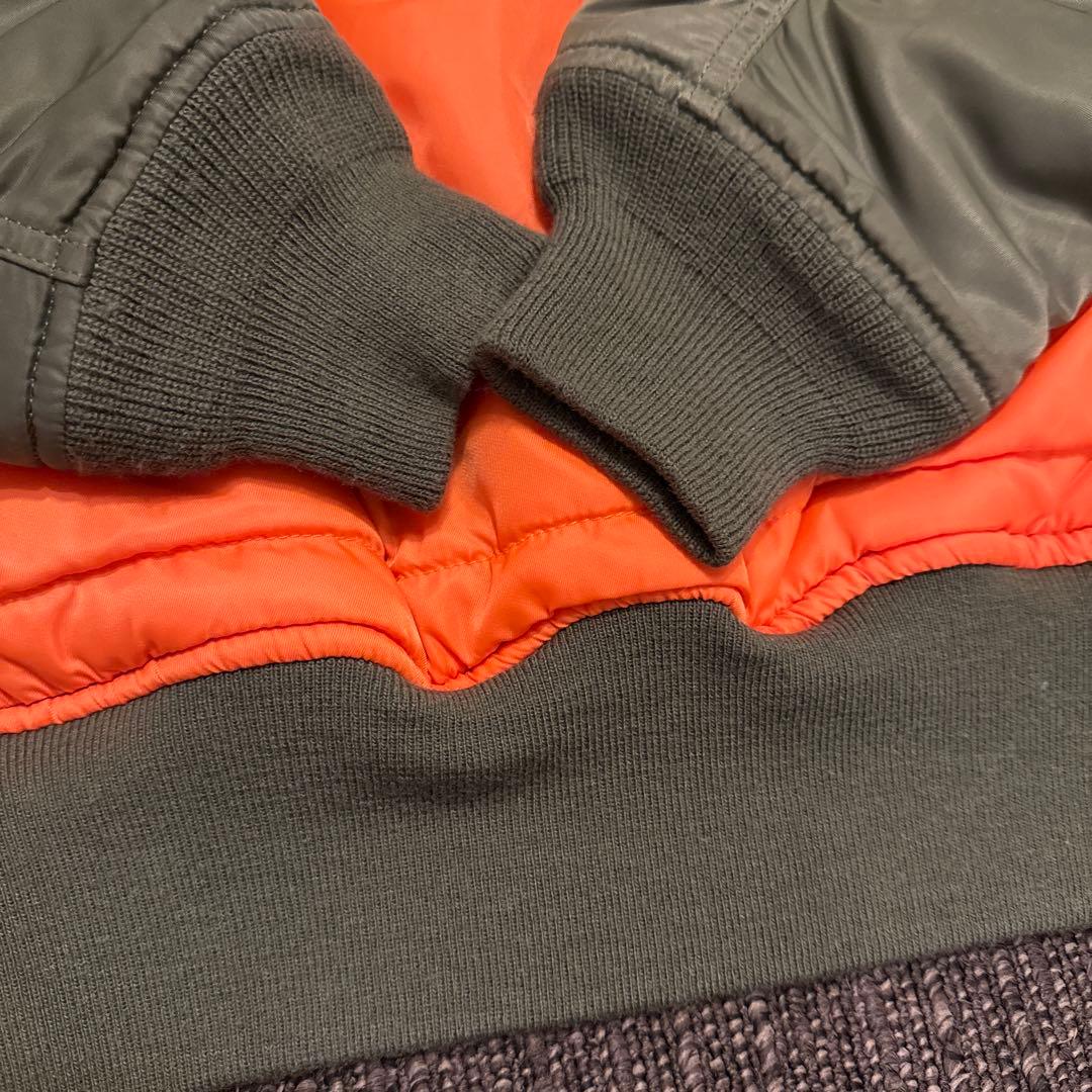 ALPHA アルファ　オリーブグリーン MA-1 ジャケット