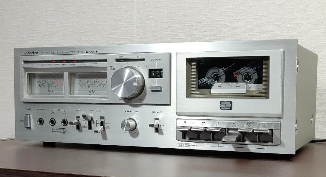ビクター Victor KD-A3 カセットデッキ【録音再生良好】