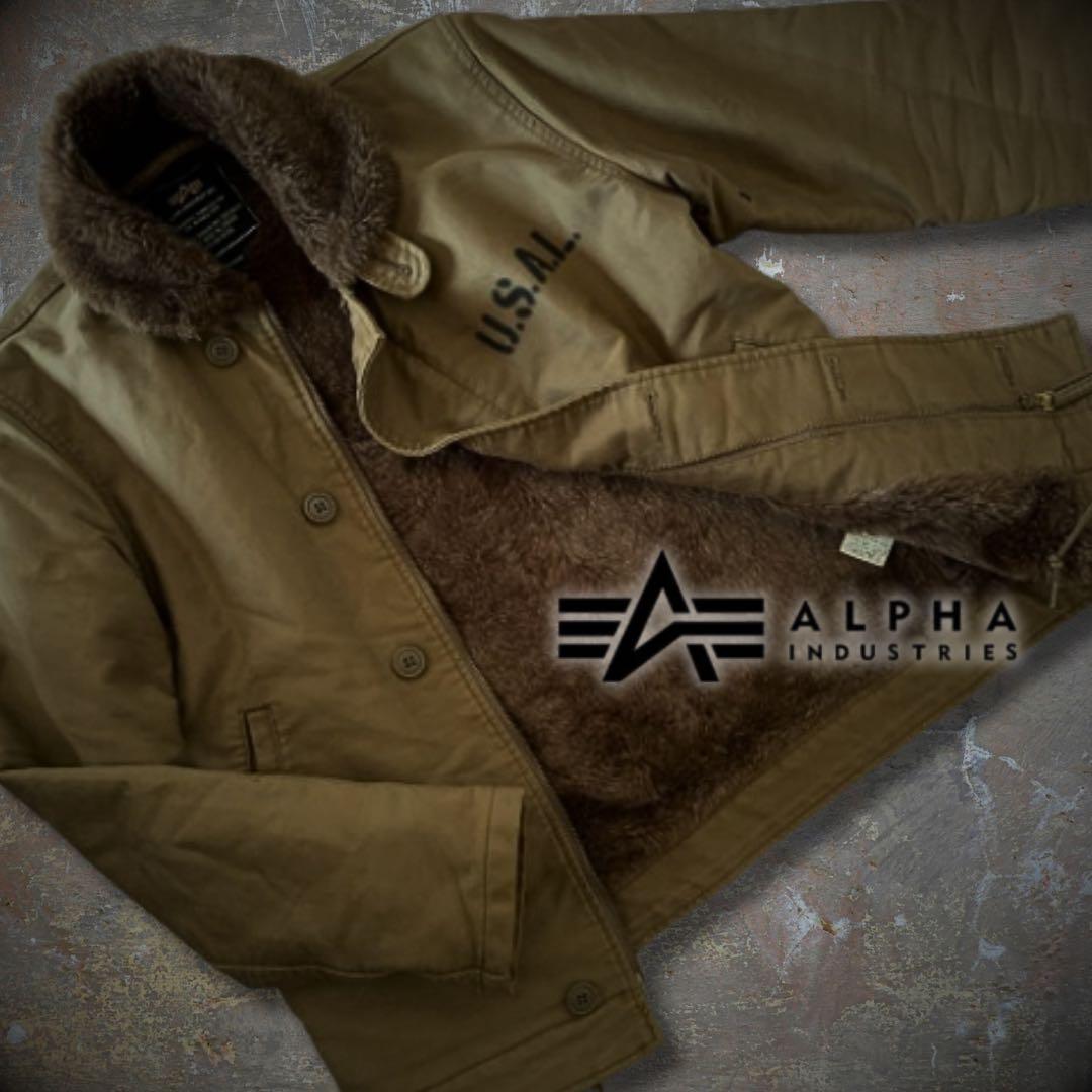 『人気品薄◎』ALPHA INDUSTRIES(アルファ)N-1デッキジャケット