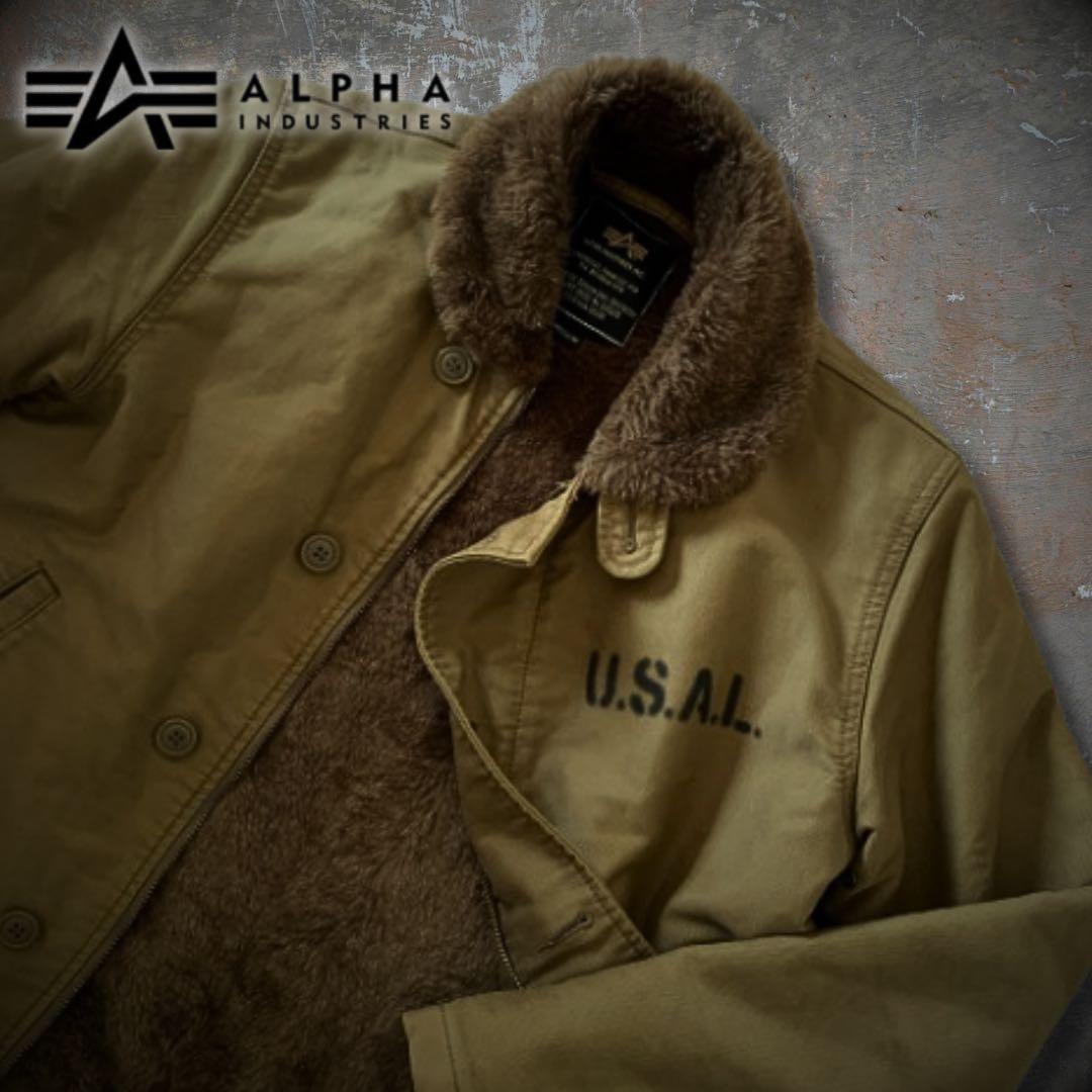 『人気品薄◎』ALPHA INDUSTRIES(アルファ)N-1デッキジャケット