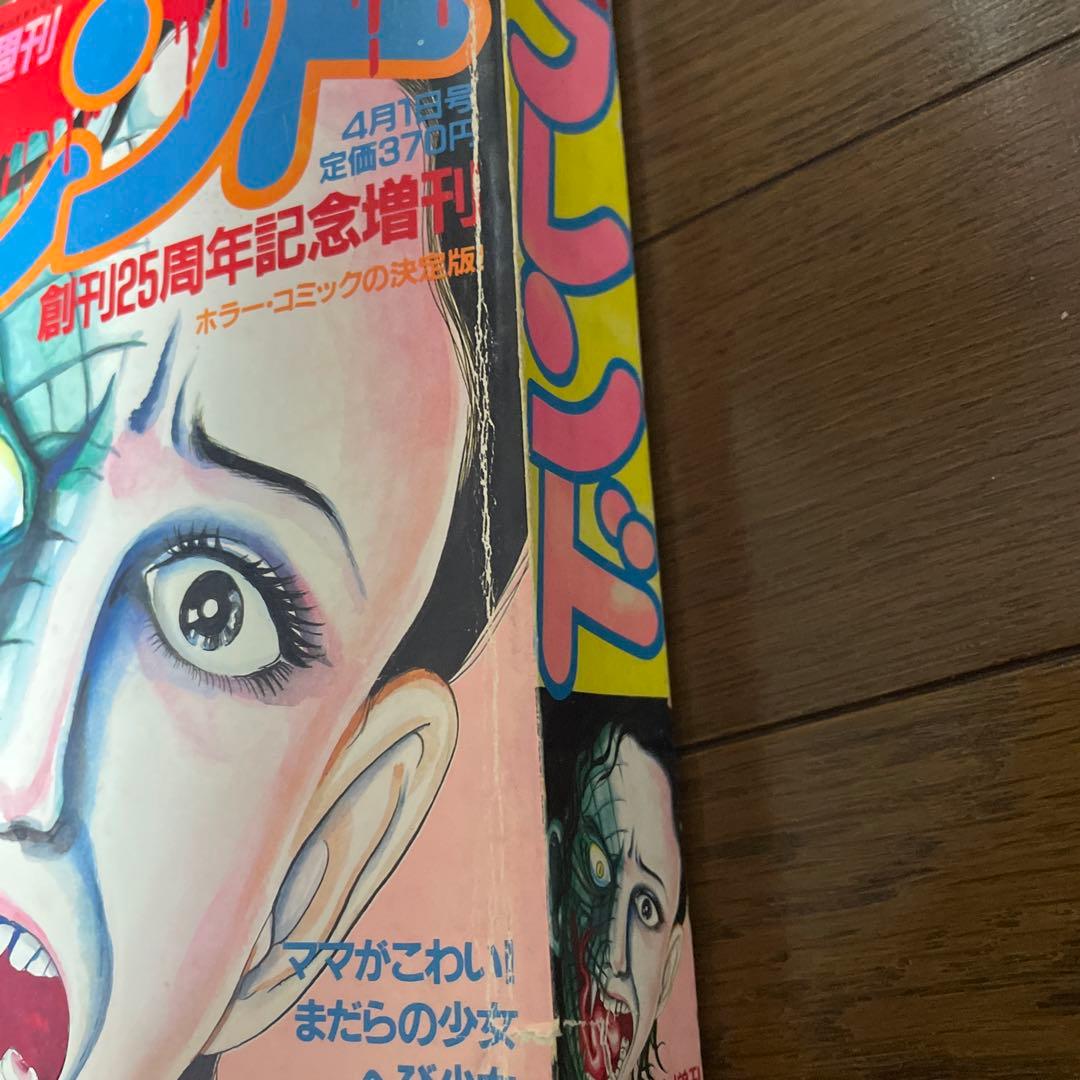 週刊少女フレンド増刊 1987年4月号 楳図かずおへび少女特集号 ホラー漫画雑誌