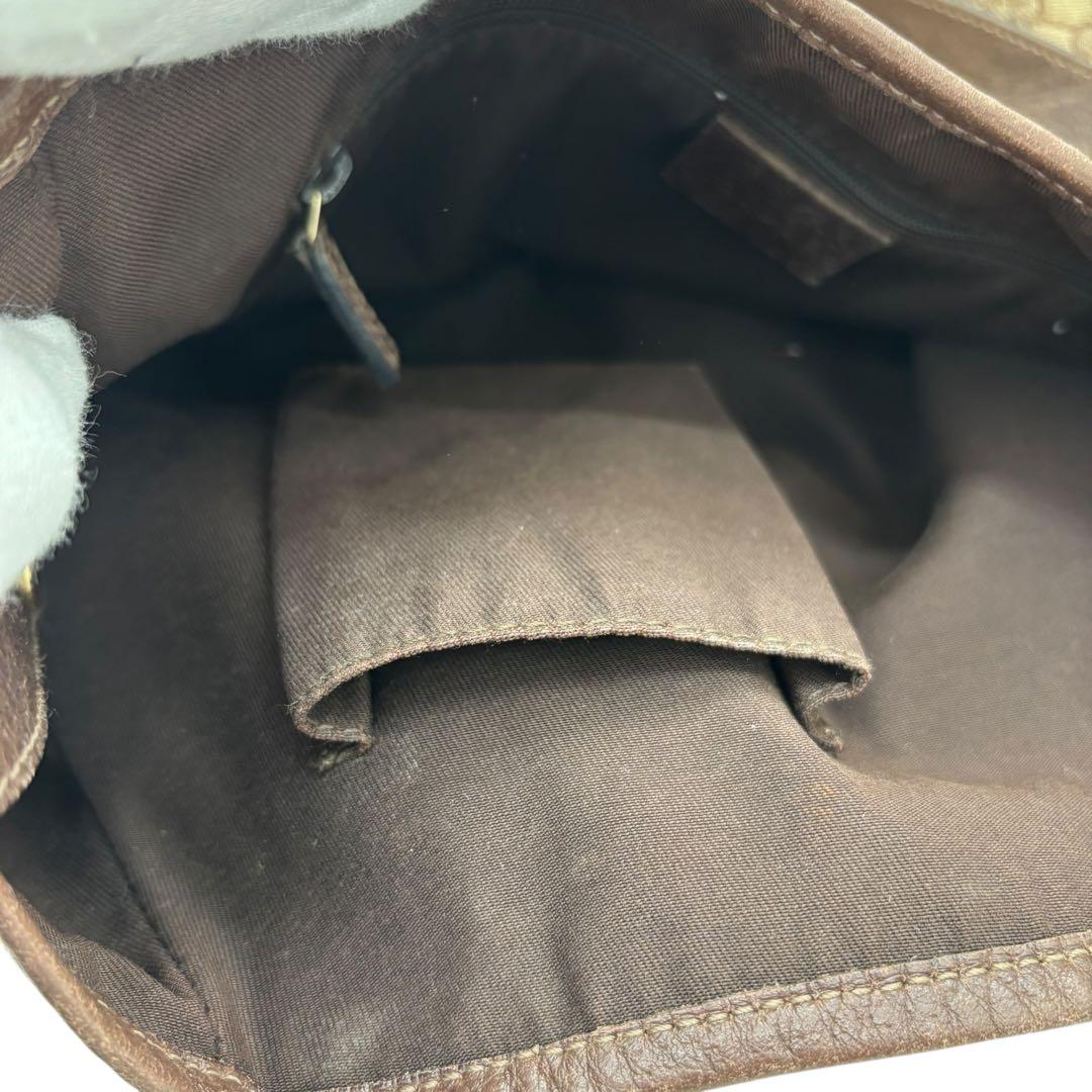 ［鑑定済］GUCCI アビー GGキャンバス トートバッグ 130736