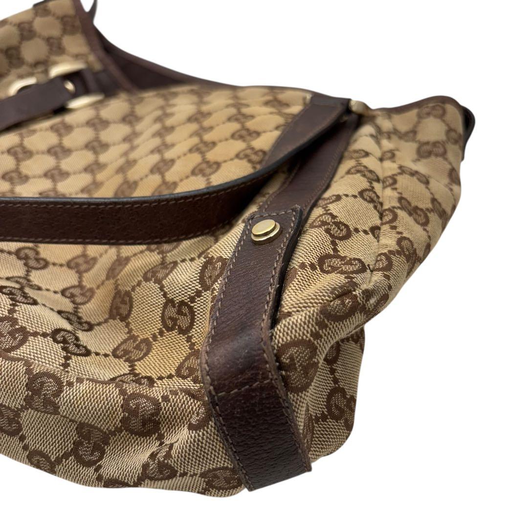 ［鑑定済］GUCCI アビー GGキャンバス トートバッグ 130736