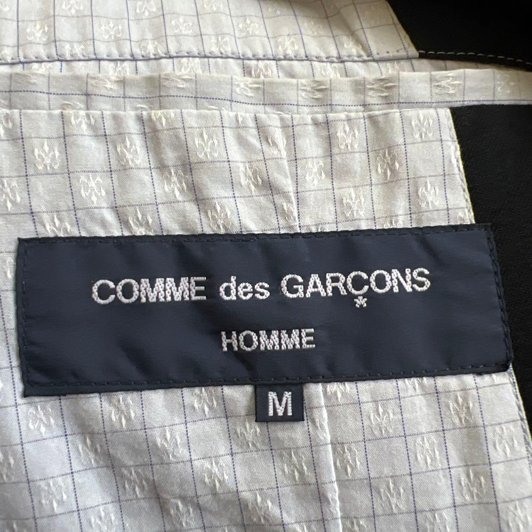 コムデギャルソン　オム　黒のサマーウールセットアップ　M