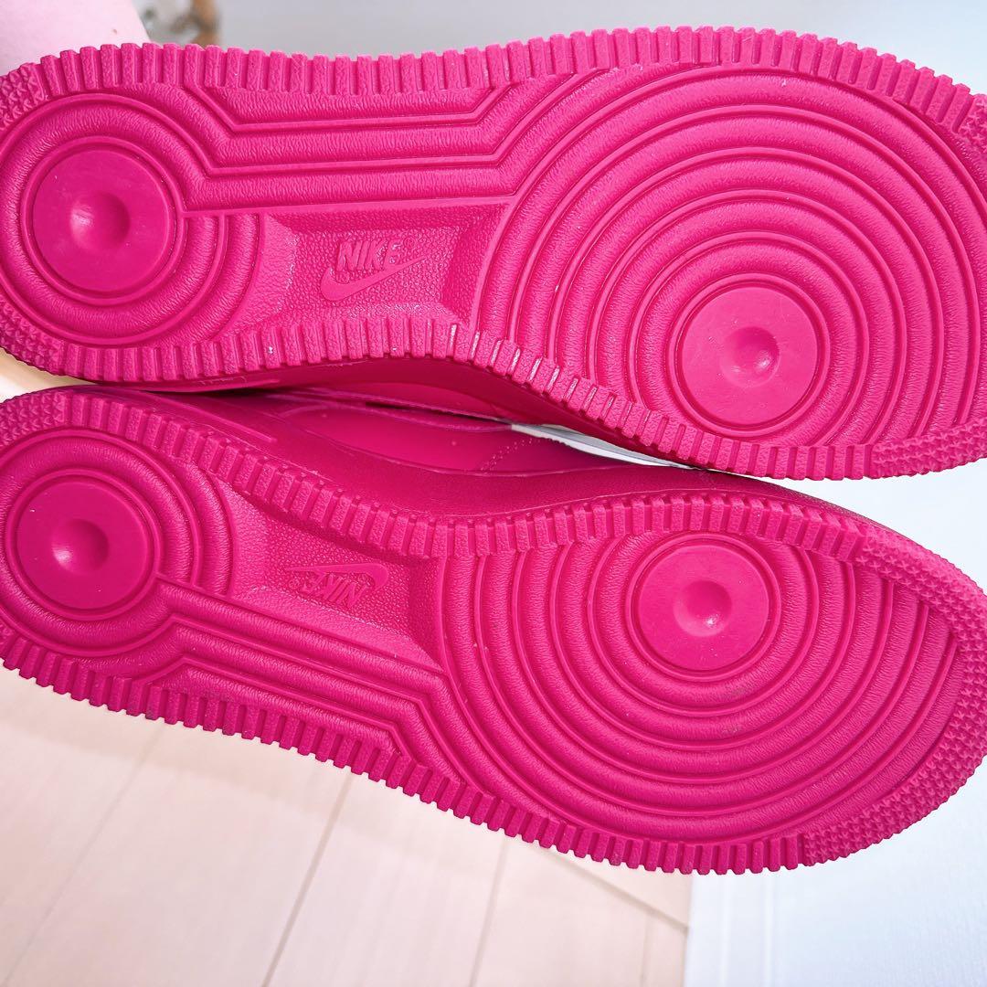 NIKE ナイキ　エアフォース1 ピンク　スニーカー　25