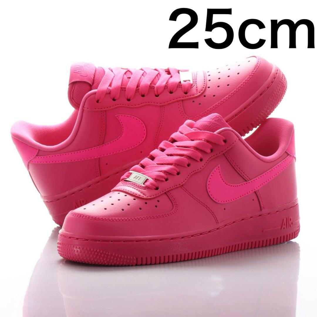 NIKE ナイキ　エアフォース1 ピンク　スニーカー　25