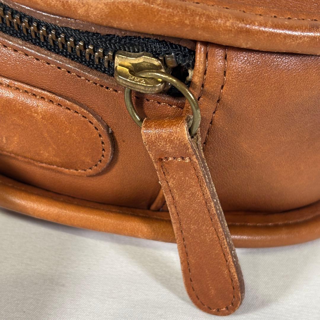 コーチ オールドコーチ ショルダーバッグ 斜め掛け チャーム レザー ブラウン