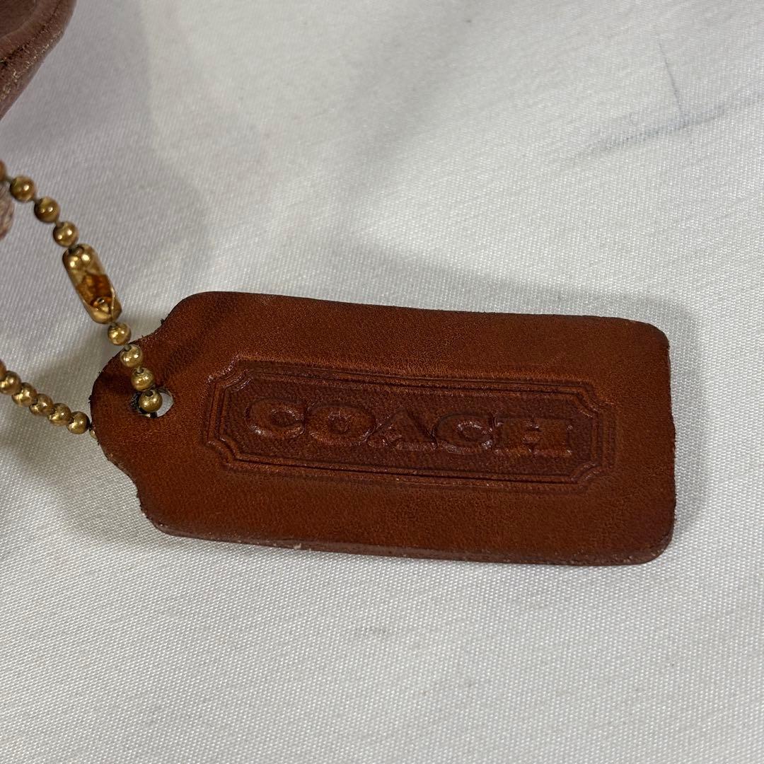 コーチ オールドコーチ ショルダーバッグ 斜め掛け チャーム レザー ブラウン