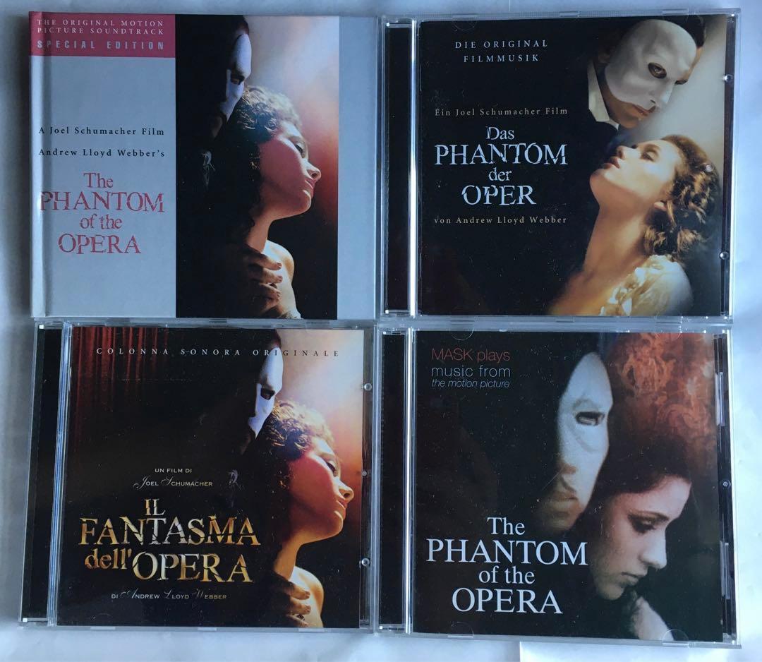 オペラ座の怪人 CD12種セット 日本/海外キャストミュージカル版＆2004映画