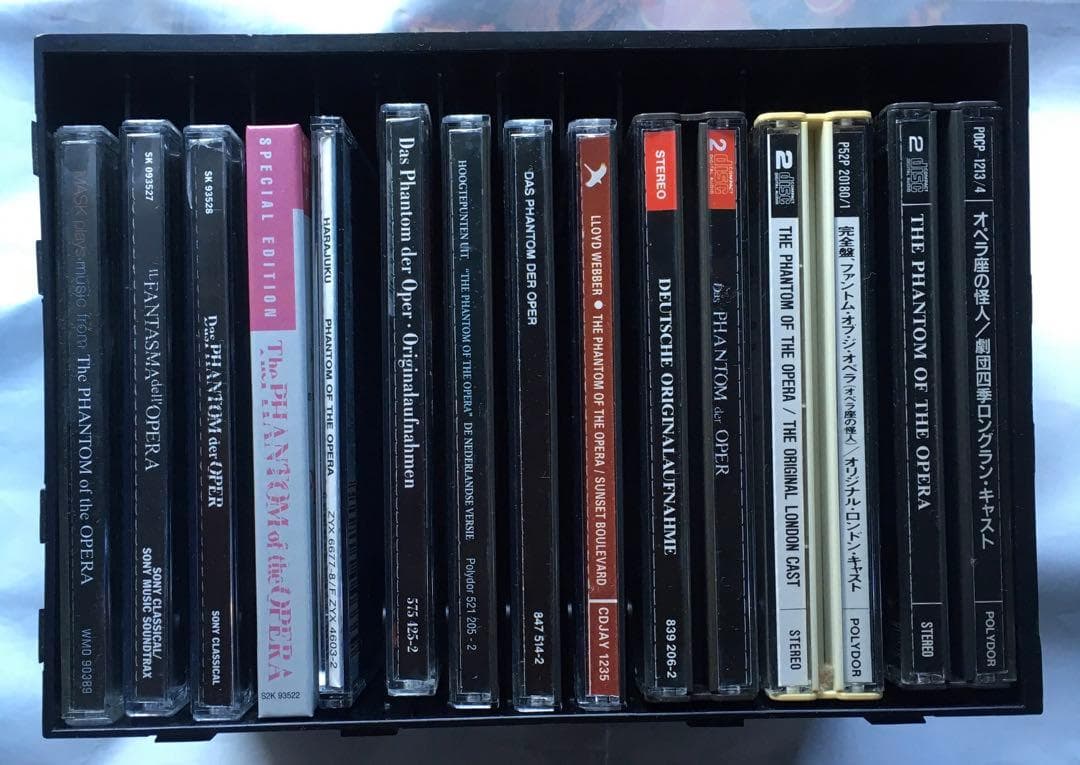 オペラ座の怪人 CD12種セット 日本/海外キャストミュージカル版＆2004映画