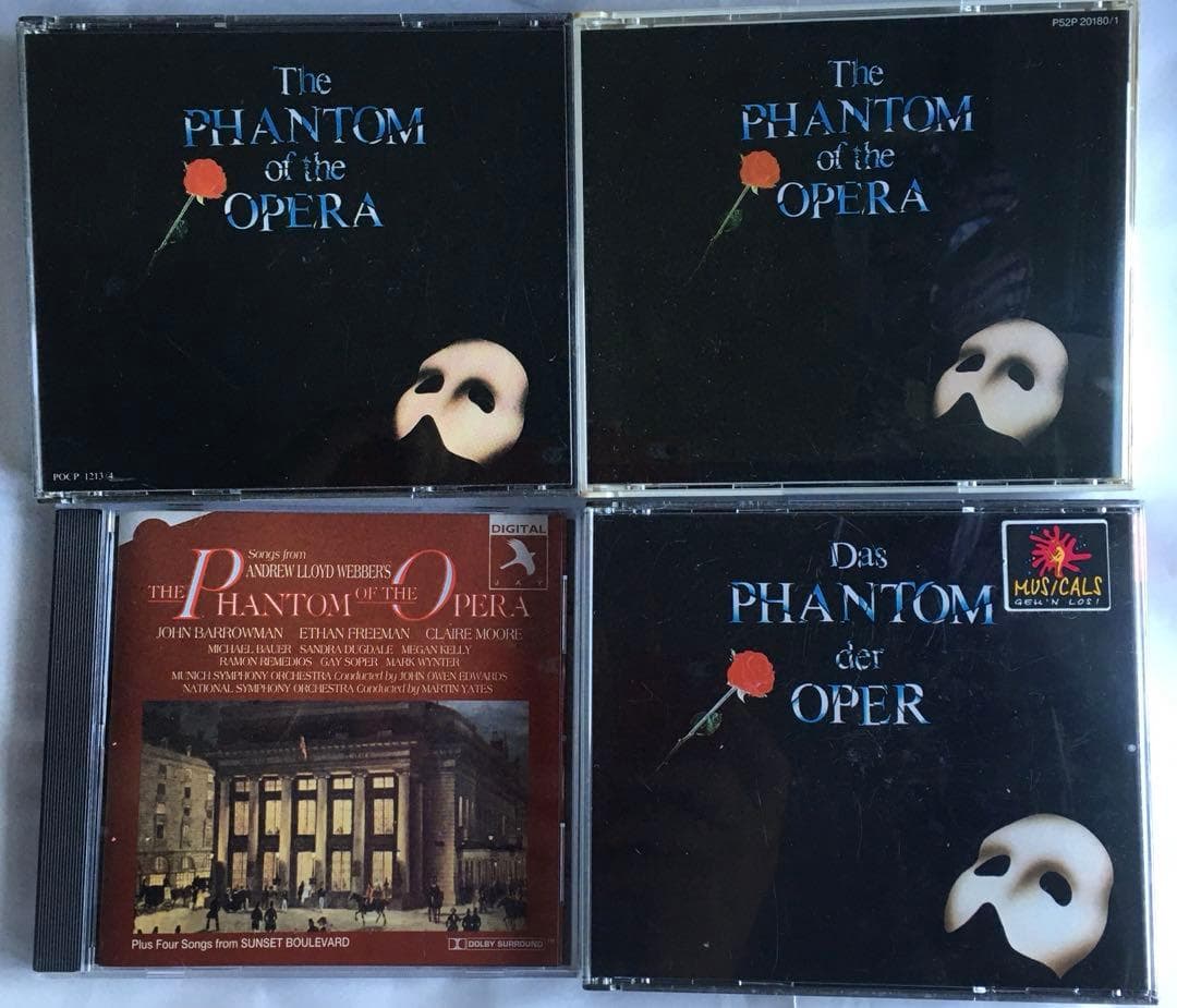オペラ座の怪人 CD12種セット 日本/海外キャストミュージカル版＆2004映画