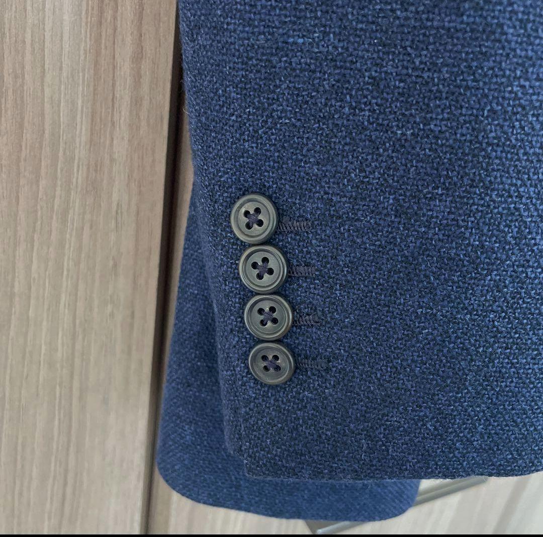 【極美品】ビームスFネイビー秋冬用 ウールジャケット