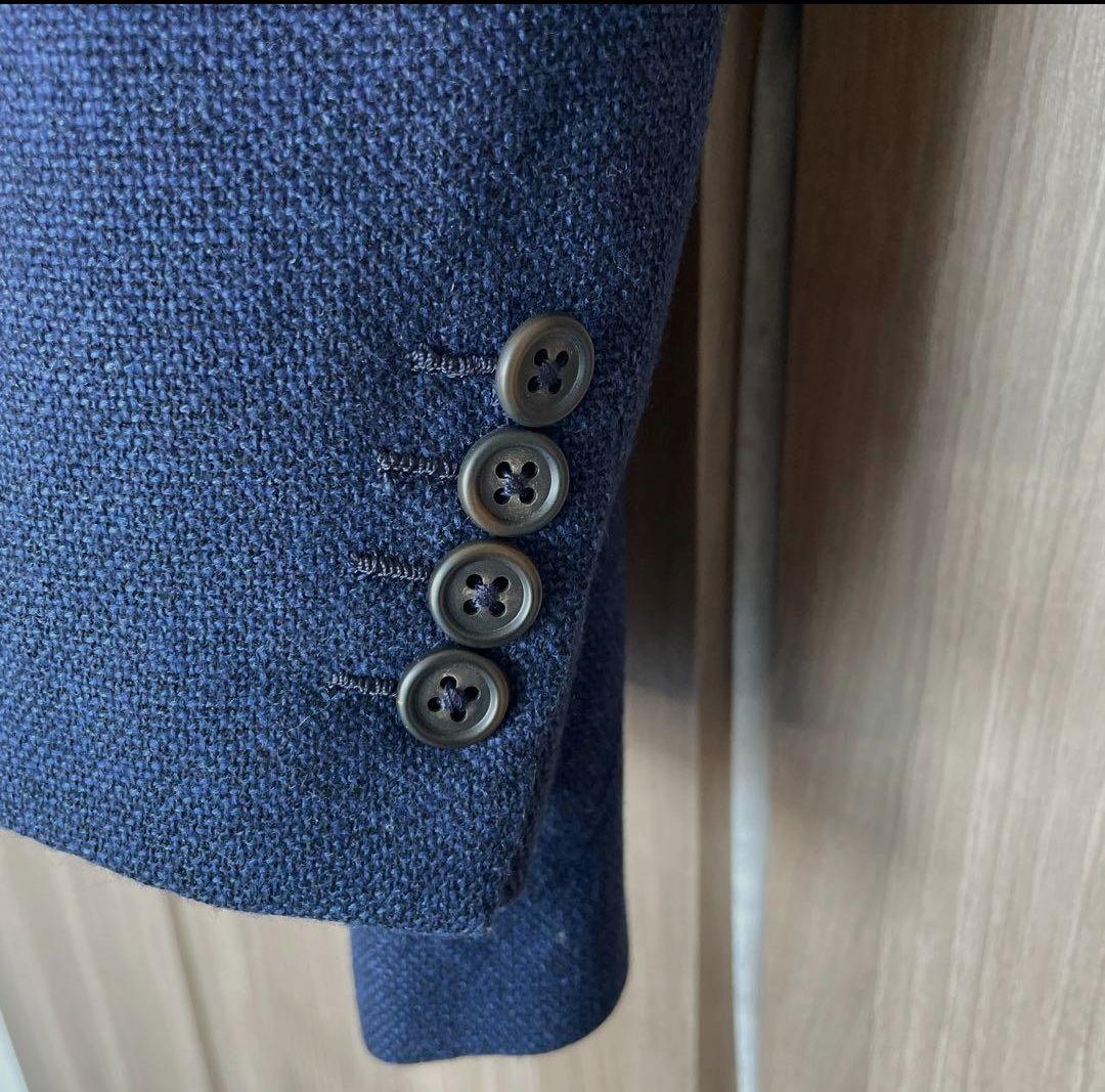 【極美品】ビームスFネイビー秋冬用 ウールジャケット