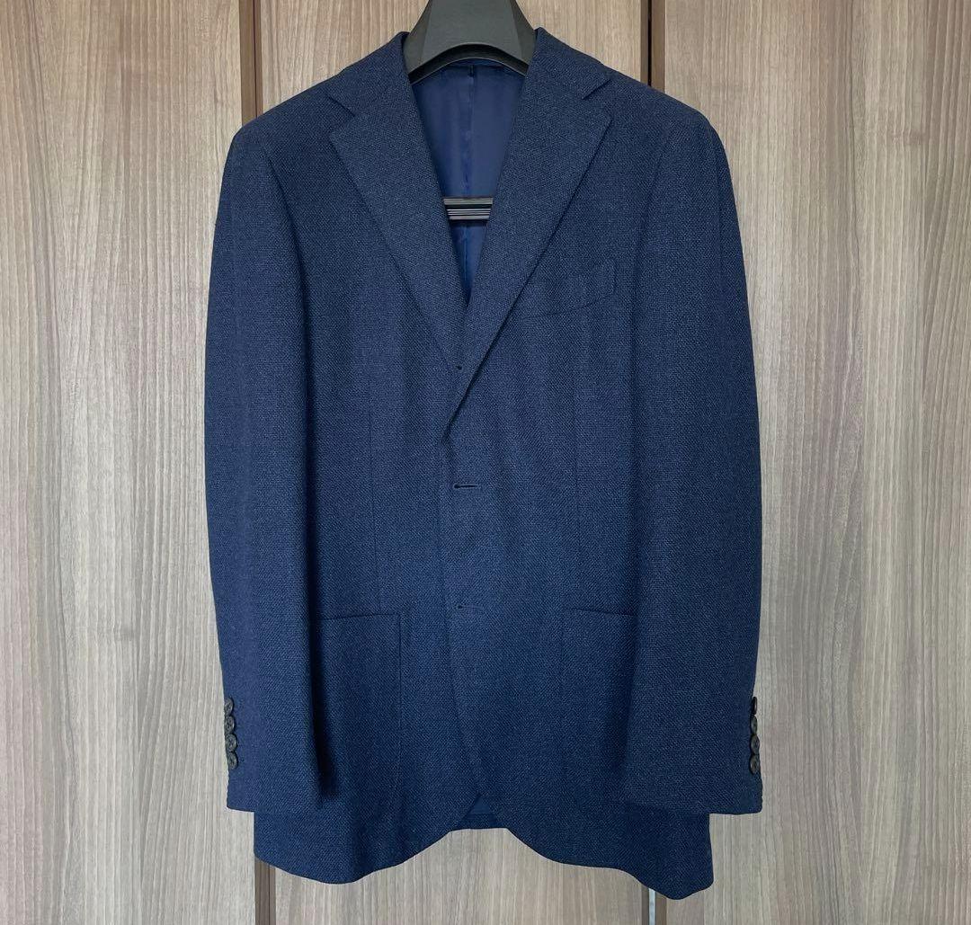 【極美品】ビームスFネイビー秋冬用 ウールジャケット