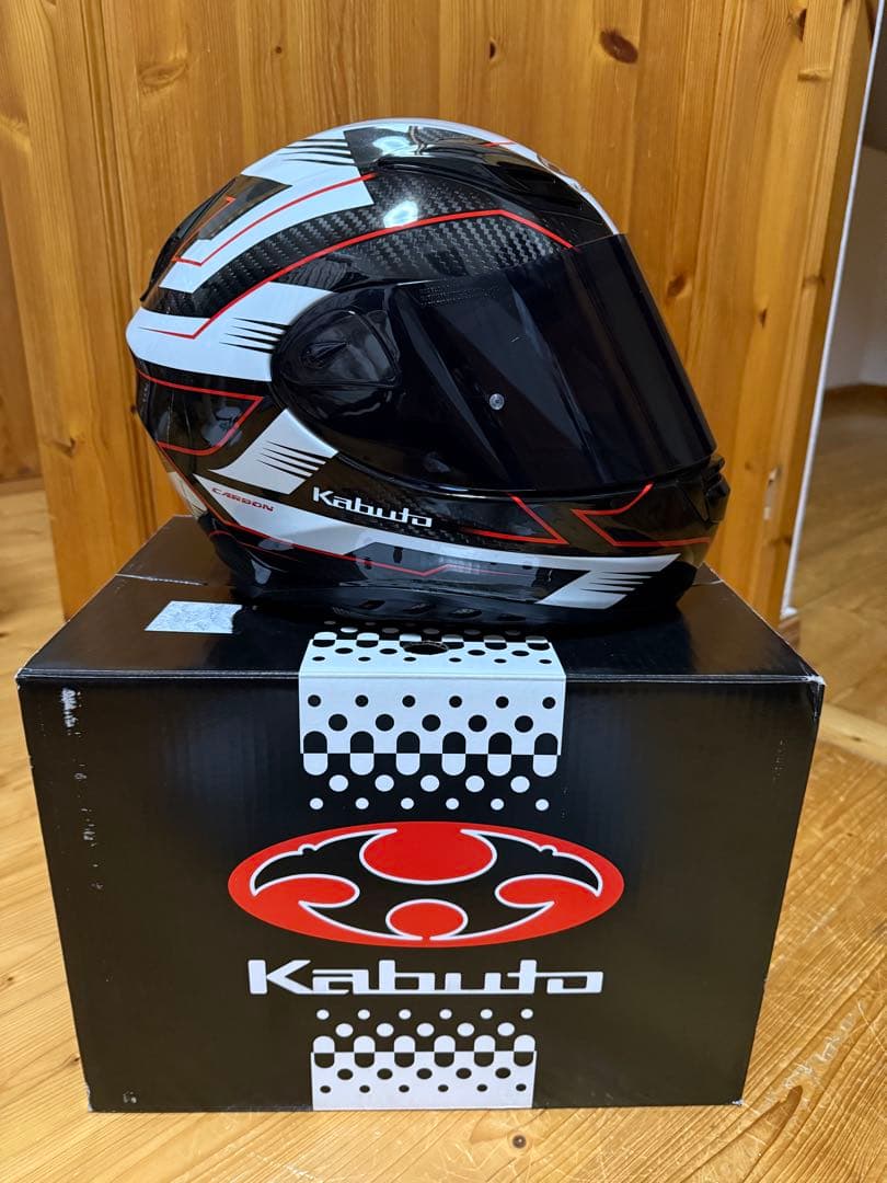 Kabuto カーボン製フルフェイスヘルメット 多数おまけ付き！