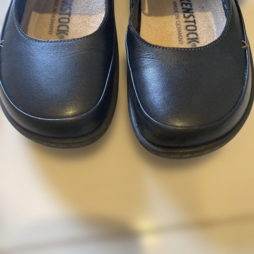 BIRKENSTOCK 黒 フラットシューズ 37