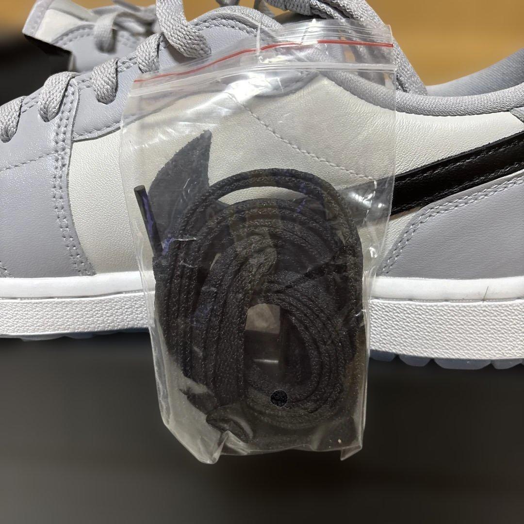 ナイキ エアジョーダン1 ロー ゴルフ ウルフグレー フォトンダスト 29.5㌢