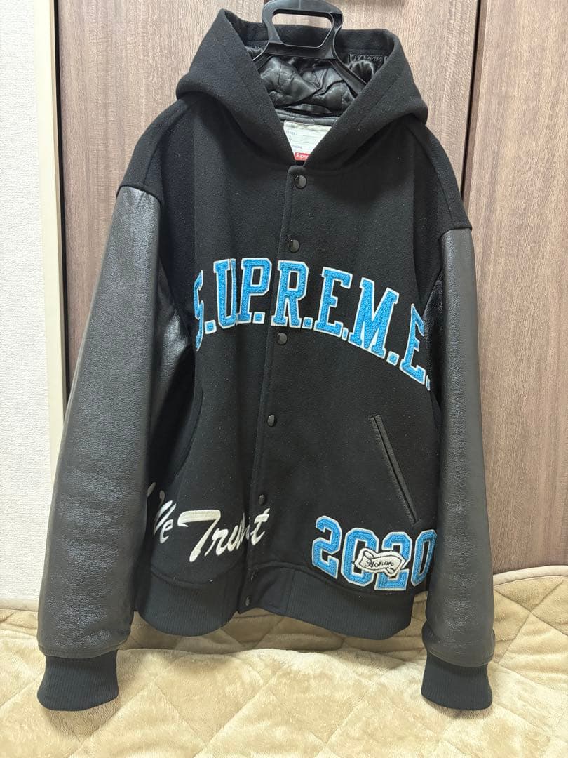 Supreme King Hooded Varsity Jacket スタジャン