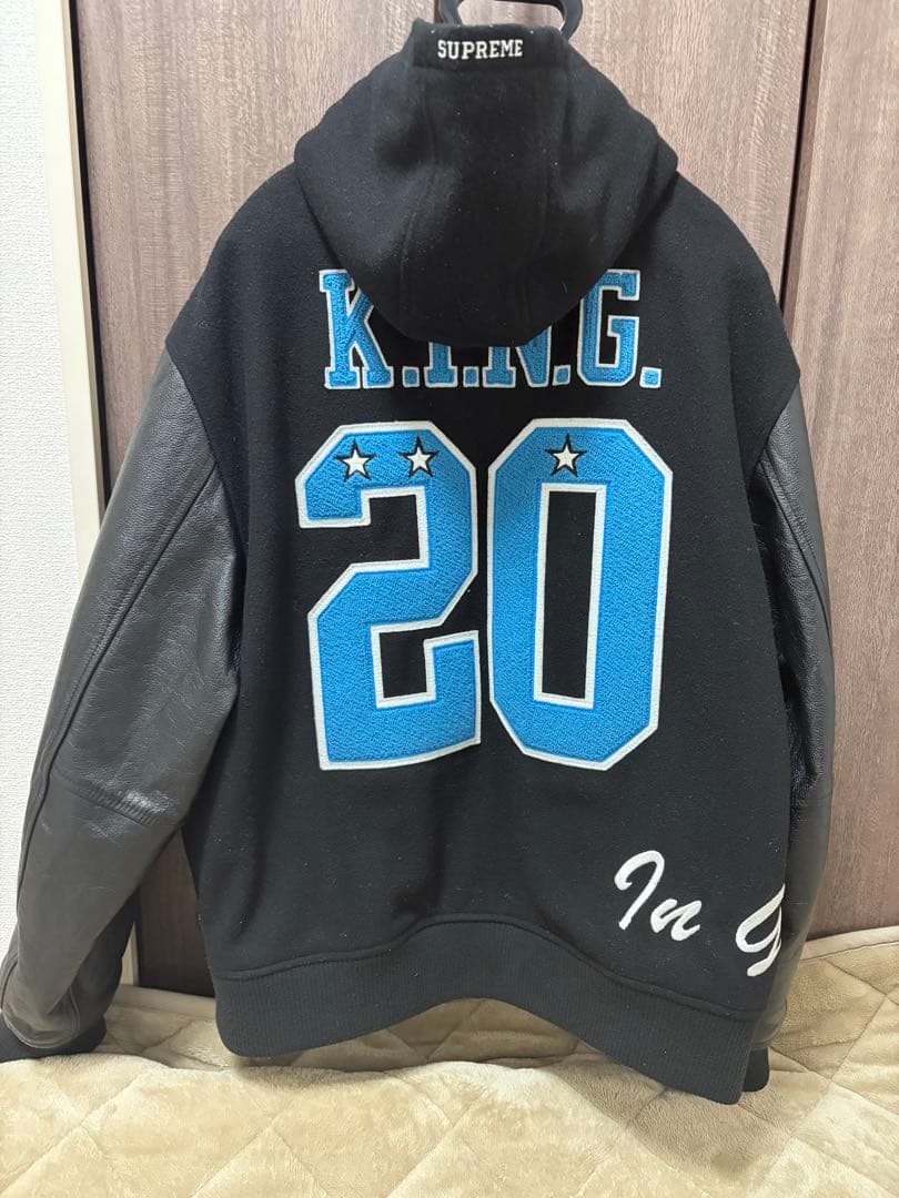 Supreme King Hooded Varsity Jacket スタジャン