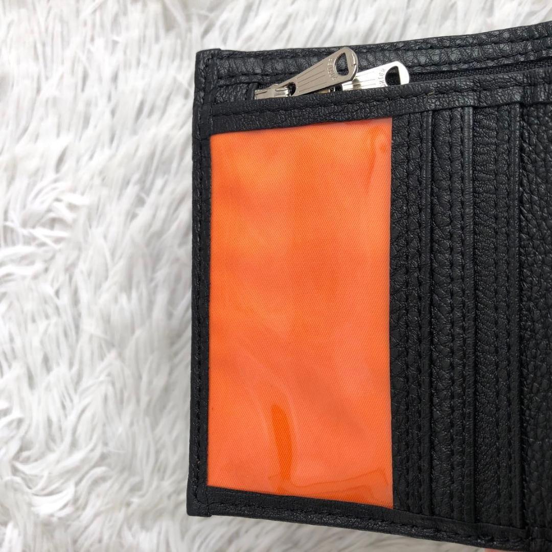 財布 メンズ 三つ折り PORTER CALM ポーター カーム レザー 本革