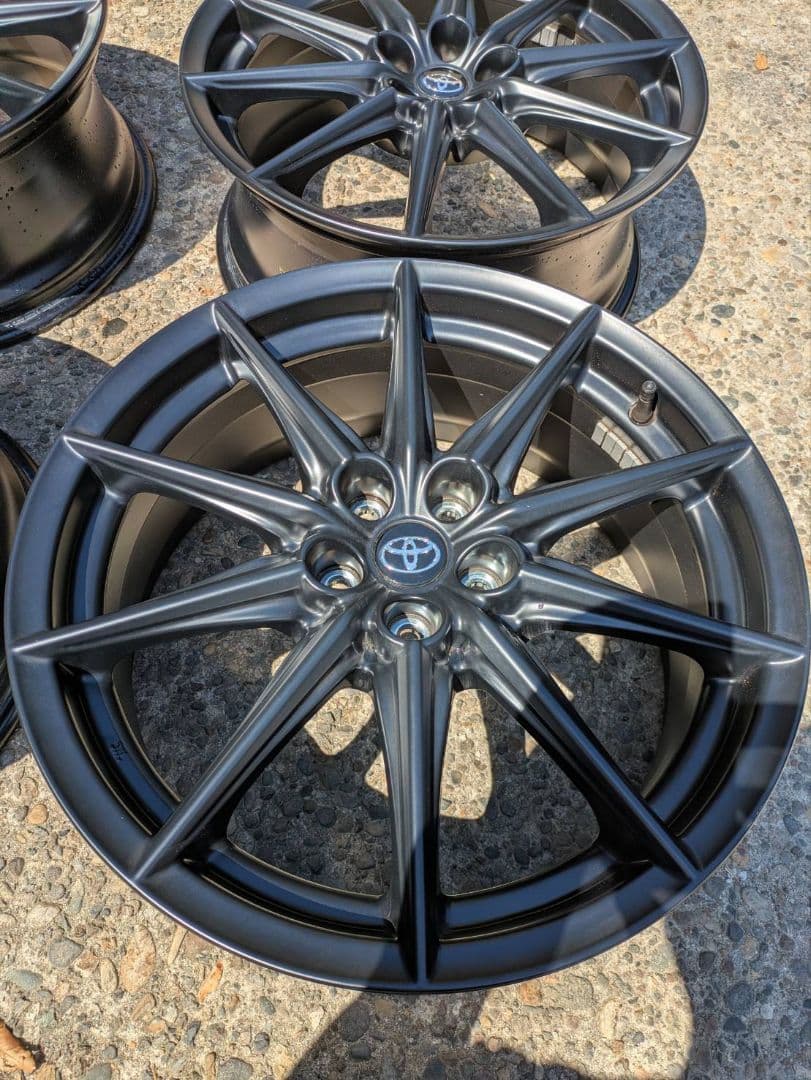 ②トヨタ GR86 RZ 純正 18インチ アルミホイール 4本