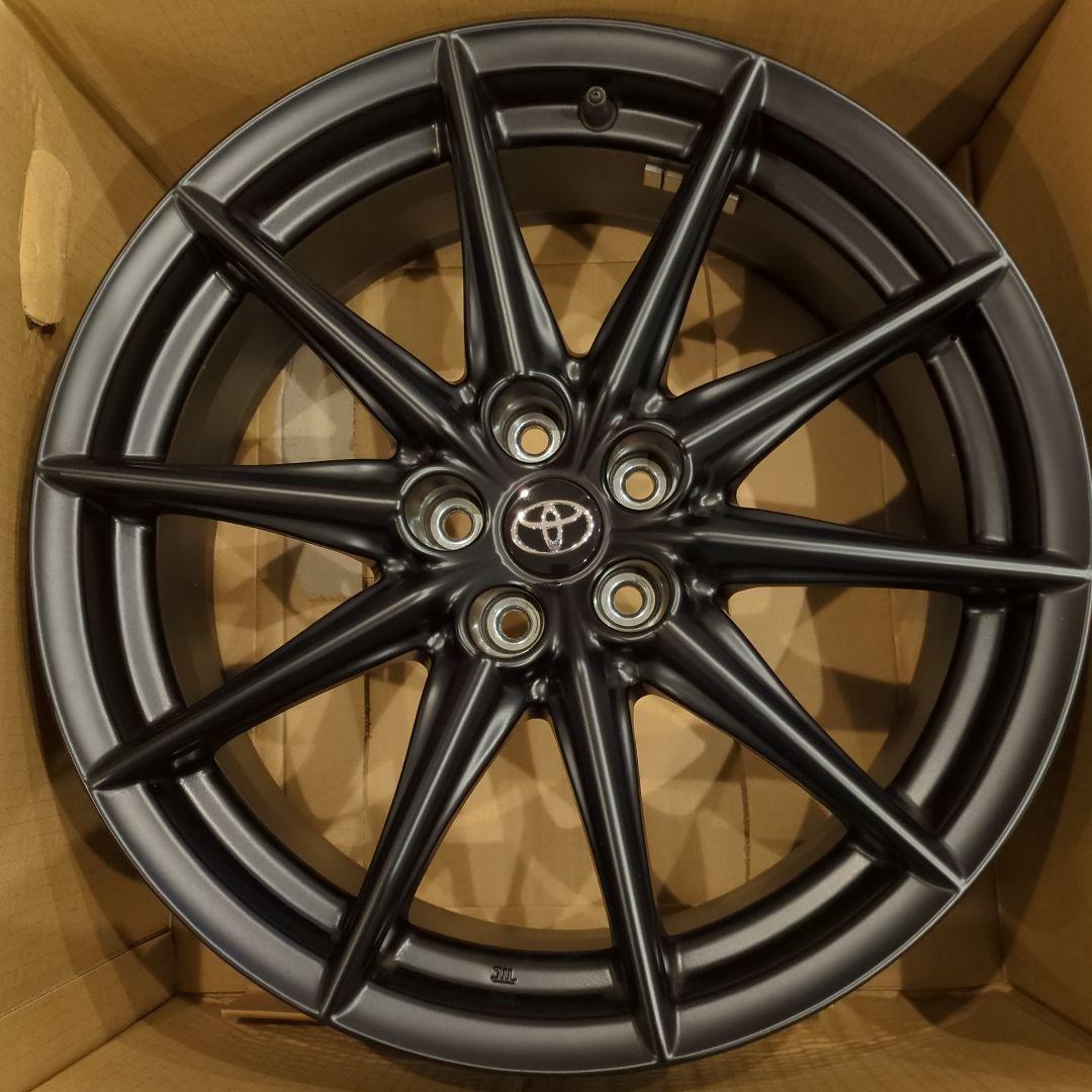 ②トヨタ GR86 RZ 純正 18インチ アルミホイール 4本