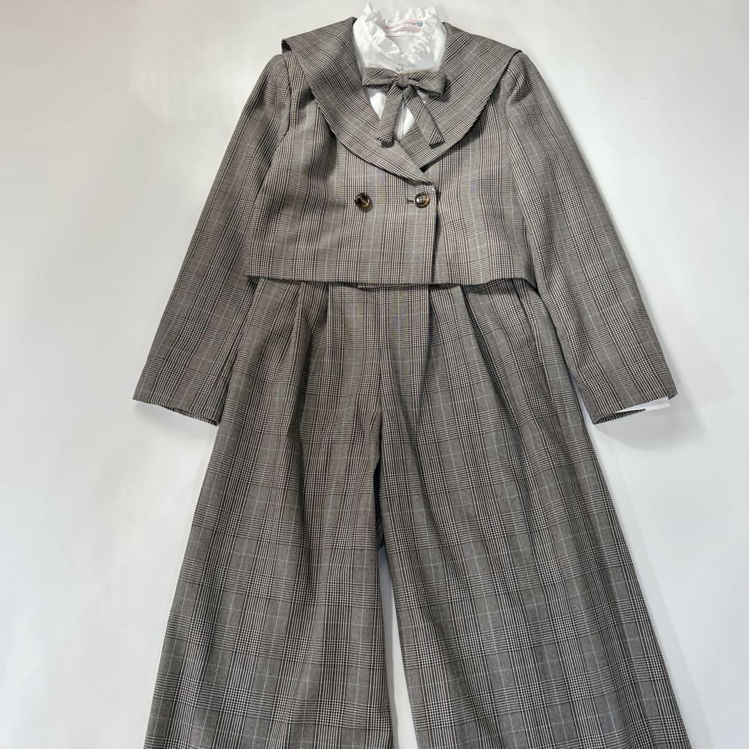 【極美品】女の子 フォーマル パンツスーツ 165 かっこいい ￼卒服 卒業式