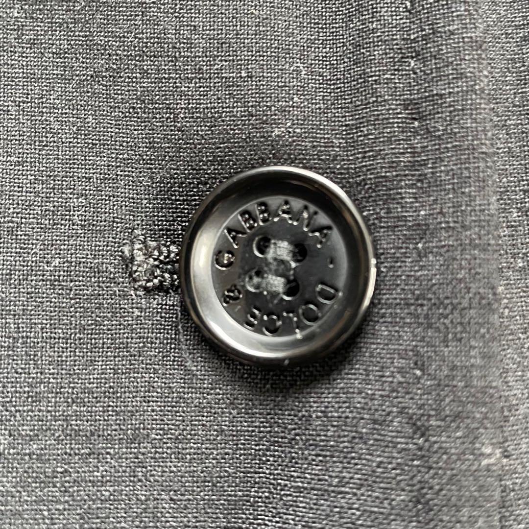 D&G DOLCE&GABBANA ブラックダブルブレスト14ボタンジャケット