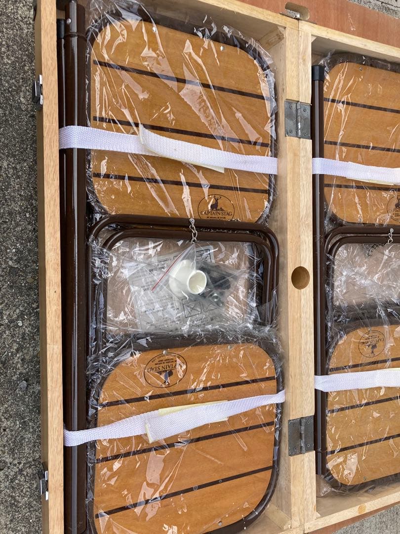 フィールドウイン ウッドテーブルチェア CAPTAIN STAG