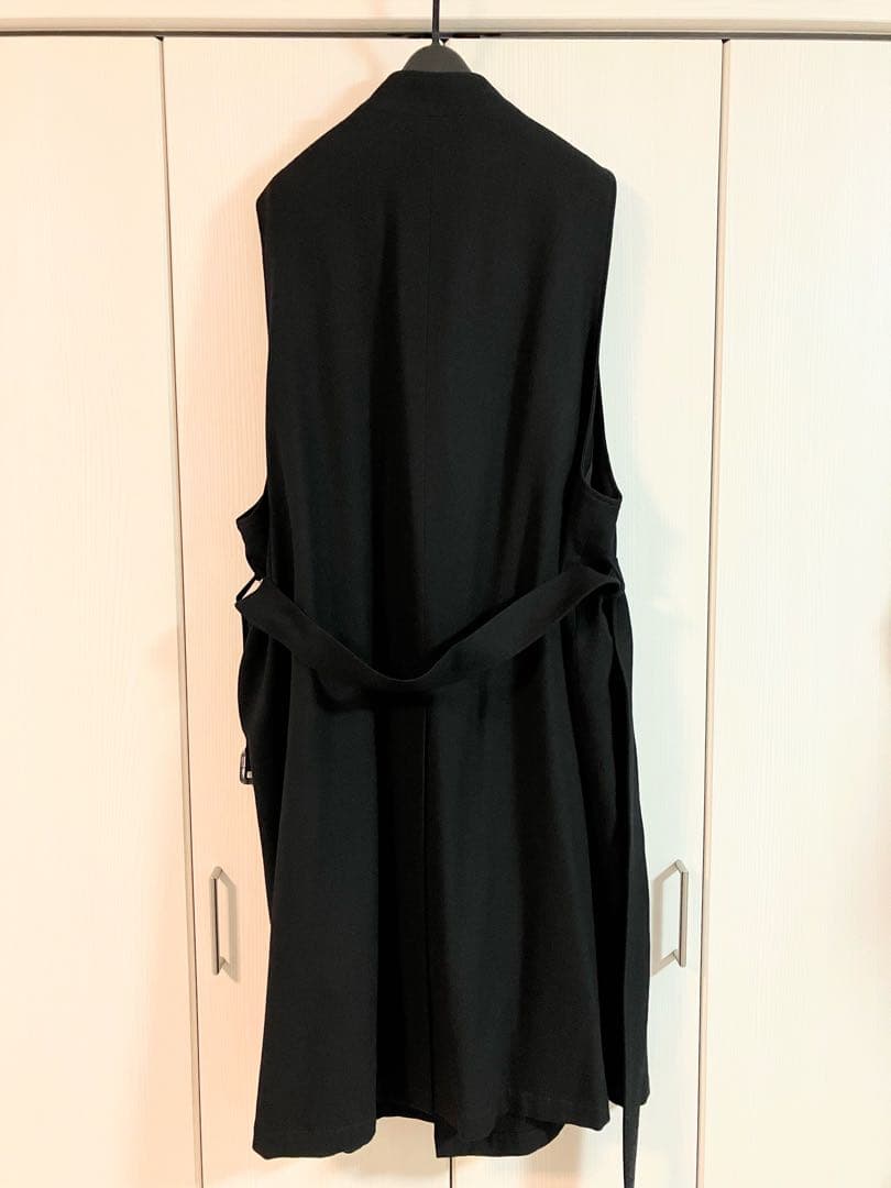 【stein】OVERSIZED LINEAR NO COLLAR COAT