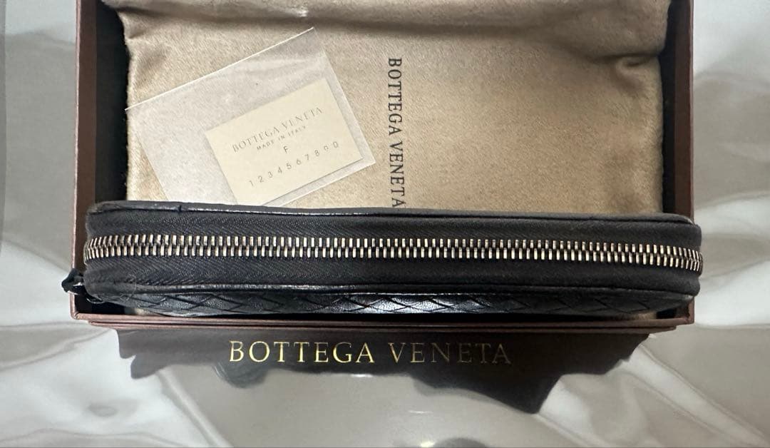 【本体のみ】ボッテガヴェネタ ラウンドファスナー/ラム/黒/1️⃣✨✨✨