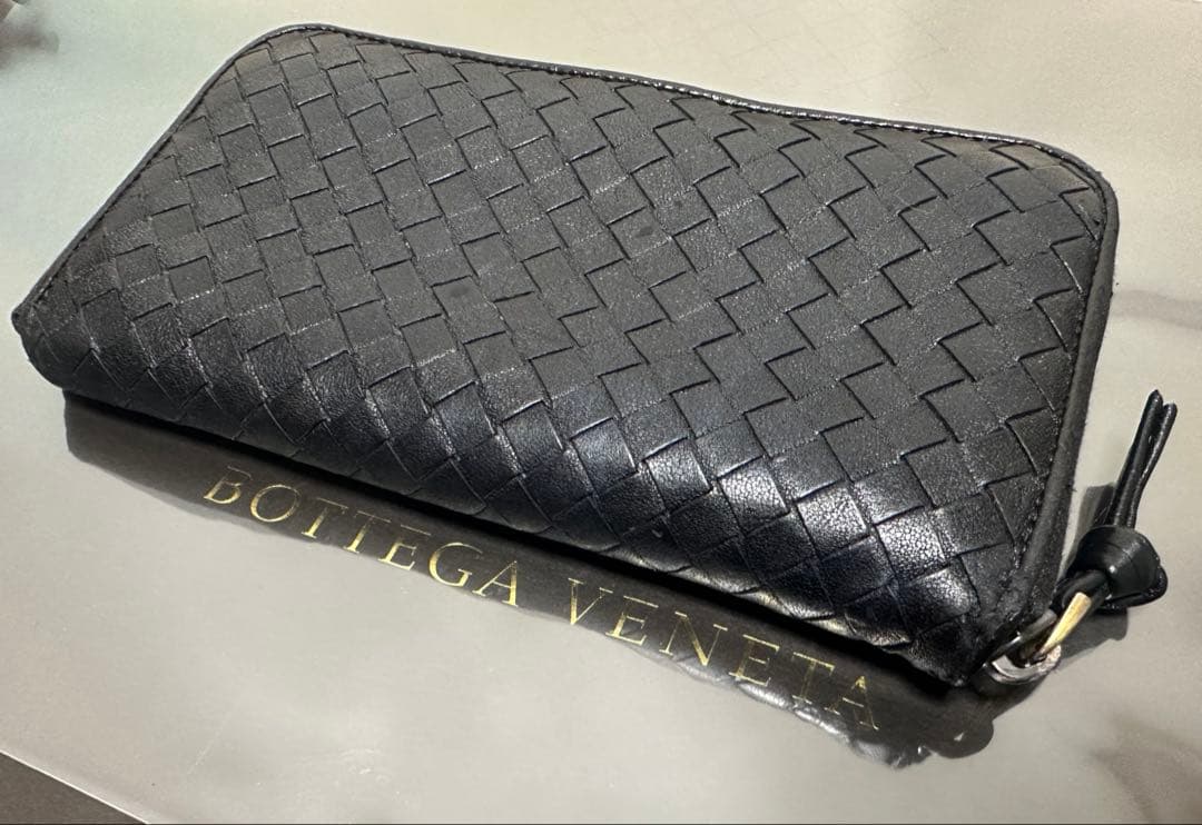 【本体のみ】ボッテガヴェネタ ラウンドファスナー/ラム/黒/1️⃣✨✨✨