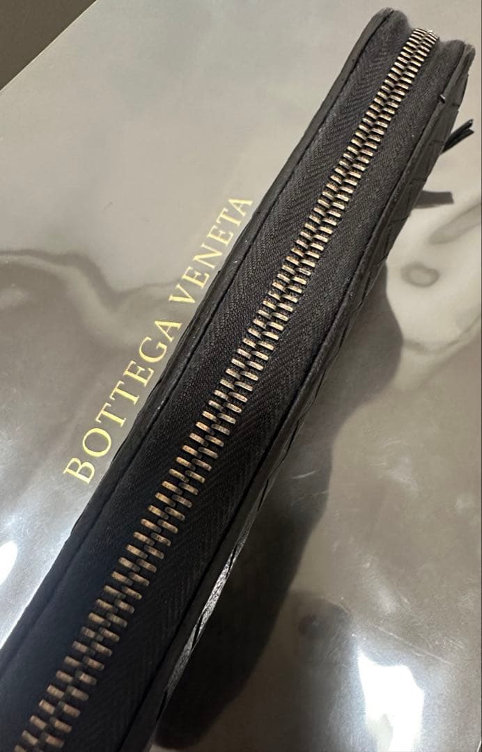 【本体のみ】ボッテガヴェネタ ラウンドファスナー/ラム/黒/1️⃣✨✨✨