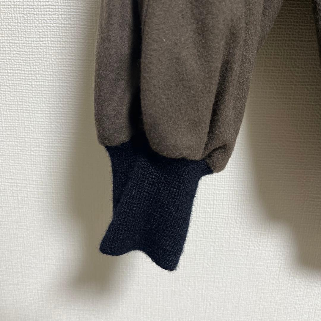 【dunhill】リバーシブルボンバージャケット 38/ダンヒル 綿×カシミヤ混