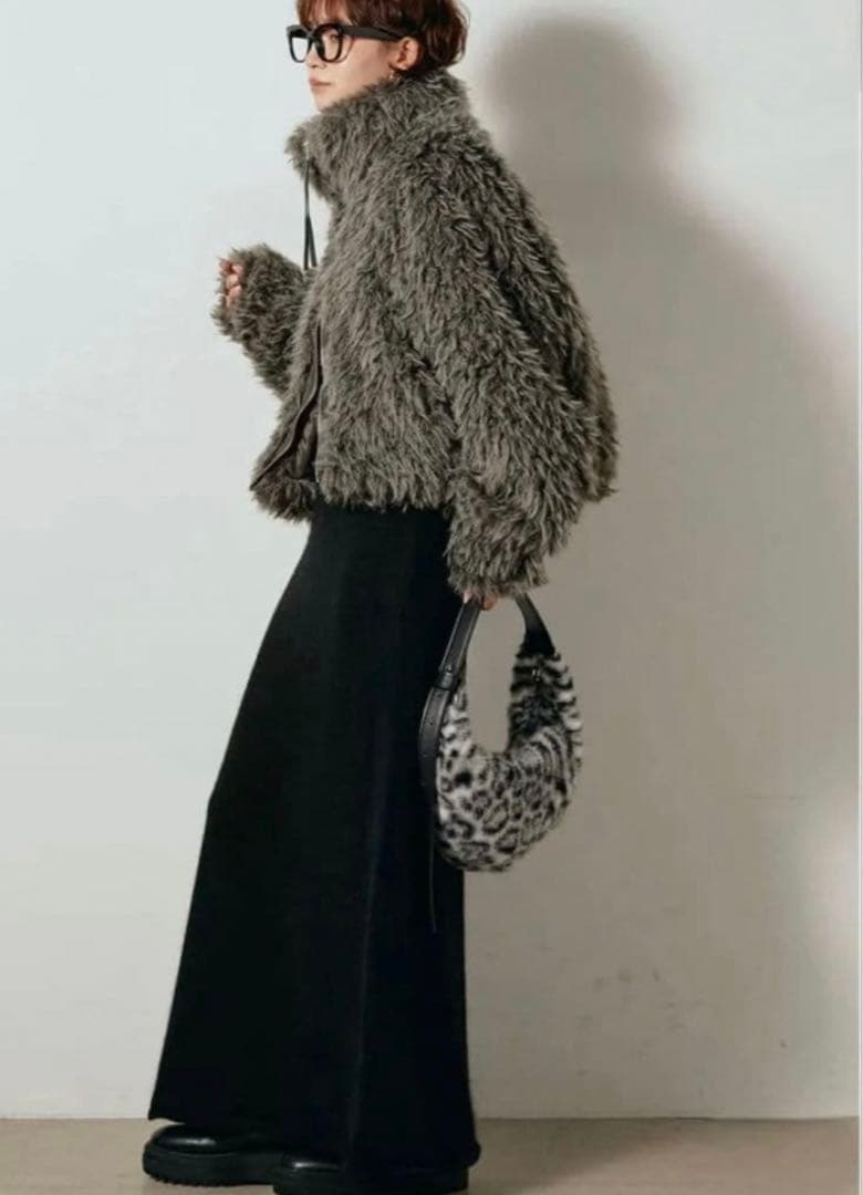 即発送◎ミックスシープファースタンドブルゾン ESICA エシカ同型