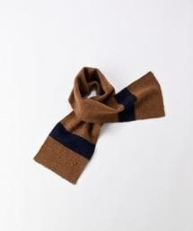 【新品・最終価格】縮絨ラグのニットマフラー