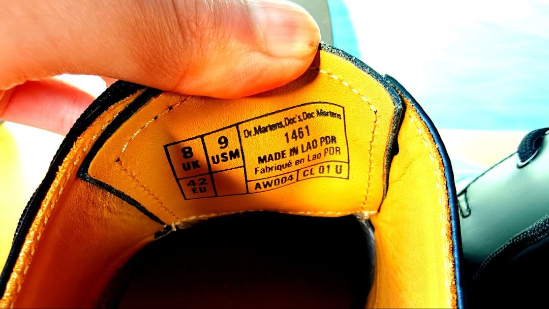 【ドクターマーチン 】ブーツ 3ホール　27cm
